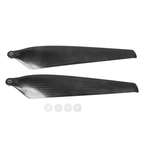 ZLXHDL RC -Faltpropeller, 1 Paar 36190 Faltfaser -Propellerklinge für X9 Plus Motorstromsystem 17,32 Zoll Einklingenlänge (CCW) von ZLXHDL