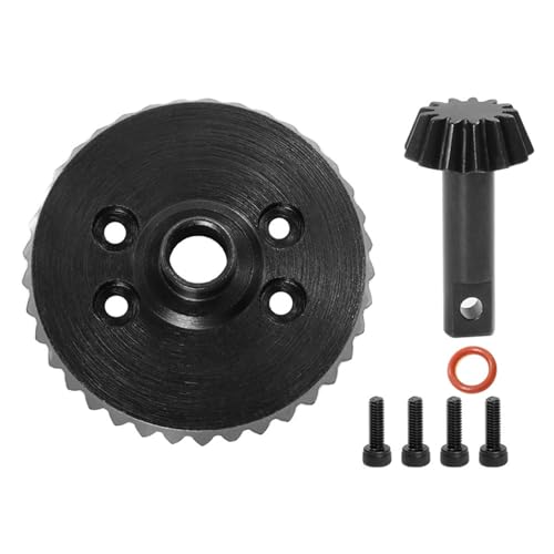 5379X 13-37T Stahl Differential Kegelradsatz Ringgetriebe Differential/Ritzel Getriebe Kompatibel für TRAXXAS E REVO SUMMIT Big E/S Upgrades Teil Zubehör von ZLYLVRC