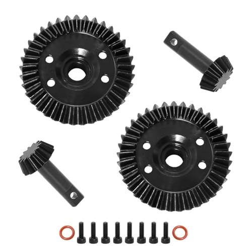 5379X 13-37T Stahl Differential Kegelradsatz Ringgetriebe Differential/Ritzel Getriebe Kompatibel für TRAXXAS E REVO SUMMIT Big E/S Upgrades Teil Zubehör von ZLYLVRC