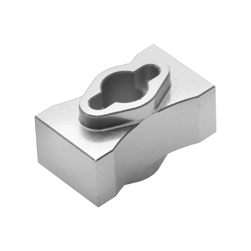 Aluminium-Differential-Spulenhalterungen, kompatibel mit LOSI 22 Drag RC Auto-Upgrades (Silber) von ZLYLVRC