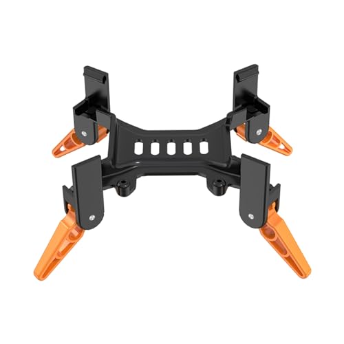 Fahrwerk für DJI Avata 2 Drohne Spider Leg Fahrwerk Bein Faltbares Erweiterungsset für Avata 2 Zubehör (Schwarz + Orange) von ZLYLVRC