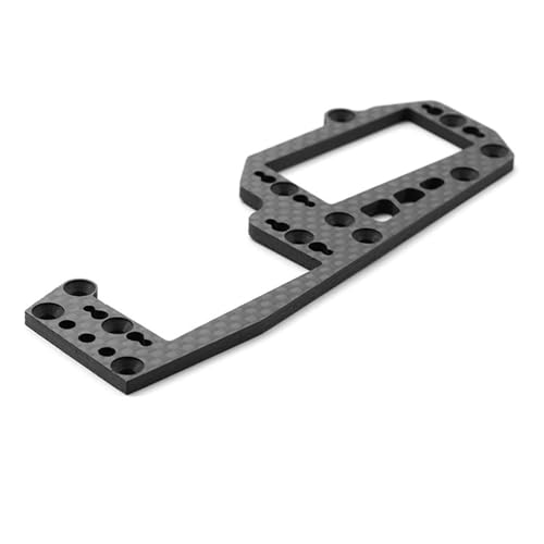 RC Servo Mount Graphite Radio Plate Compatible for Kyosho MP10 Carbon Fiber Servo Fixed Bracket RC Car Upgrade Accessories for TO-266-MP10 von ZLYLVRC