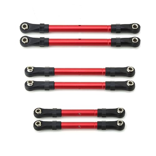 Verstellbare Spannschlösser vorne und hinten Zugstangen Lenkgestänge Spurstangenköpfe Servo Link Rod Kompatibel mit Traxxas Slash Hoss Rustler Stampede 4x4 Upgrade Parts von ZLYLVRC