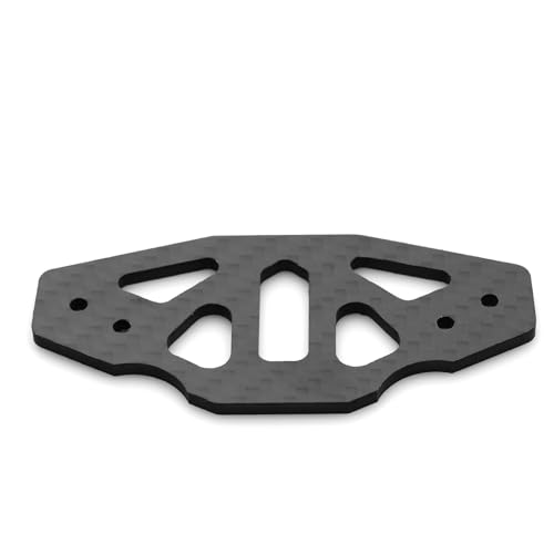 ZLYLVRC RC Front Foam Bumper Plate Board Carbon Fiber Front Bumper Sponge Support Sheet Compatible with Tamiya TT02 1/10 RC Car Upgrades Parts Accessories von ZLYLVRC