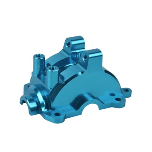 ZLiT Differentialabdeckung vorne und hinten aus Aluminiumlegierung für Tamiya TT02 TT02D TT02B TT02RR TT02FT 1/10 RC Car (blau) von ZLiT