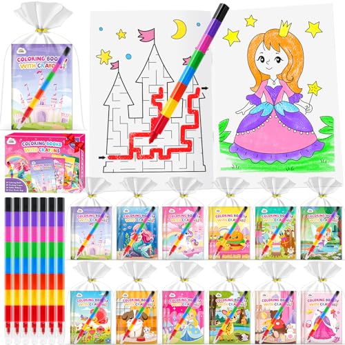 ZMLM Mini-Malbücher, Partytütenfüller – Großpackung Partybevorzugungen, Malbücher für Mädchen, Geschenke, Spielzeug ZMLM Mini-Malbücher, Partytütenfüller – Großpackung Partybevorzugungen, Malbücher für Mädchen, Geschenke, Spielzeug von ZMLM