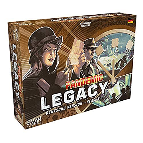 ZMan, Pandemic: Legacy – Season 0, Kennerspiel, Brettspiel, 2-4 Spieler, Ab 14+ Jahren, 60+ Minuten, Deutsch von Z-Man Games