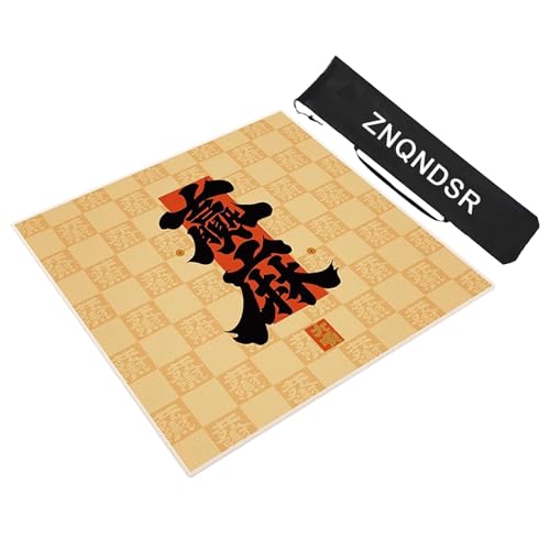 ZNQNDSR Quadratische Mahjong-Matte Mit Aufbewahrungstasche, Mahjong-Spielmatte Für Pokerspiele, Brettspiele, Verdickte Mahjong-Tischunterlage(90cm/35in) von ZNQNDSR