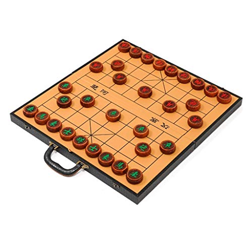 Schach -Set chinesisches Schach (Xiangqi) ， Schach-Set aus Massivholz(Burmese Rosewood) von ZOAPDEBCE