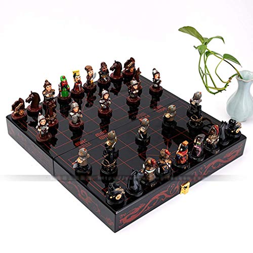 Schach -Set chinesisches Schach (Xiangqi) ， Schachset Tischschach aus Holz von ZOAPDEBCE