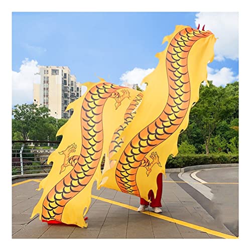 ZOAPDEBCE3D Dragon Ribbon Streamer， Bunte Drachentanz-Luftschlangen, Sportgymnastik-Seiden-Spinning-Schwingstoff, geeignet for Parks, Plätze, Festivalfeiern(B) von ZOAPDEBCE