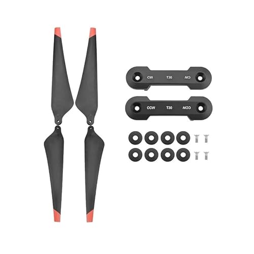 ZODJK 4 klingen 21x7 28x8 33x9 38x20 54x13 Zoll Faltbare Carbon clamp Propeller for D-JI T10 T30 T40 T20P E5000 E7000 MG Drone(38x20 Inch) von ZODJK