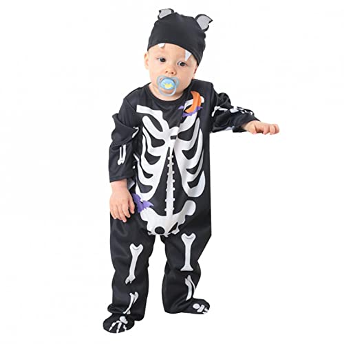 ZOFIS Baby Halloween Kleidung Halloween Cosplay Strampler Hut Bat Outfits Set FaschingskostüM Kleinkind Junge Halloween Karikatur Kinder Costume Kleidungsset 1/2/3 Stück von ZOFIS