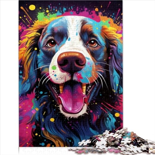 Deutscher Schäferhund, Puzzle für Erwachsene, Puzzle für Erwachsene, Holzpuzzle, 1000 Teile, für Erwachsene und Kinder ab 12 Jahren, Spielzeug (Größe 75x50cm) von ZOMTOON