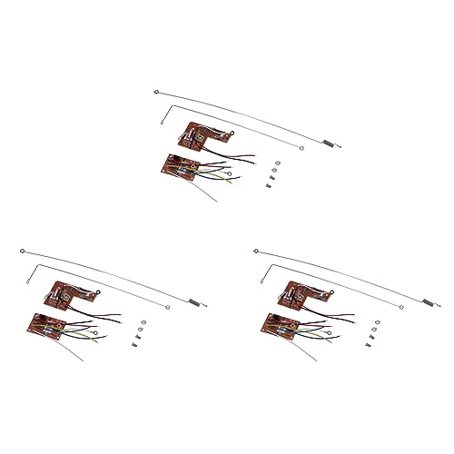 ZOMTTAR 3 Set 4CH 40MHz Fernbedienung Sender & Empfänger Board mit Antenne für DIY RC Auto Roboter Fernbedienung Spielzeug Teile von ZOMTTAR