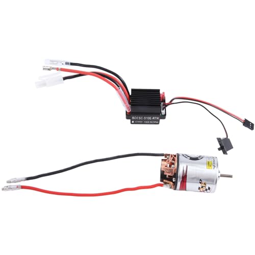 ZOMTTAR 540 Bürstenmotor 22T & 320A ESC Bürstenmotor-Geschwindigkeitsregler mit 2A BEC für 1/10 RC Off-Road-Rennwagen-Zubehör von ZOMTTAR