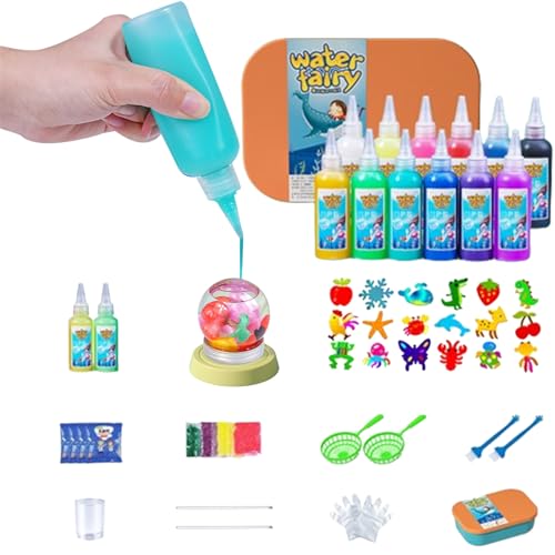 ZONEWD Aqua Gelz Set Meeresleben Magic Water Sprites 3D Aqua Fairy Mit Form Aqua Gelz Für Jungen Mädchen Ab 3 Jahren von ZONEWD