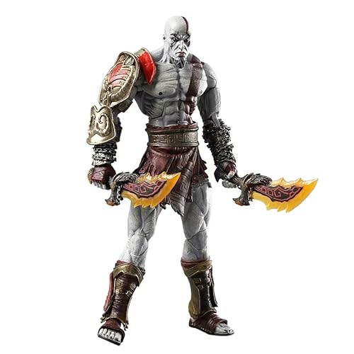 ZONSAANG Kratos Flame Sword Actionfigur, Spielzeugmodell, bewegliche Statue, PVC-Statue, Geschenk, Sammlung, dekorative Statue, 15,9 cm von ZONSAANG