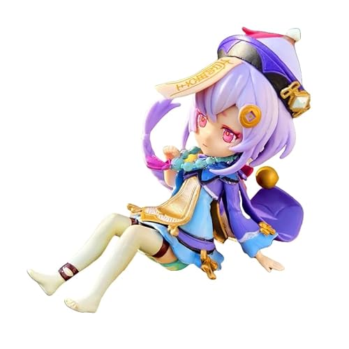 ZONSAANG Qiqi-Anime-Figur aus PVC, Nacht der gefrorenen Seelen, Cartoon-Spielfigur, Figurenmodell, Statue, Actionfigur Qiqi (Sit 8 cm) von ZONSAANG