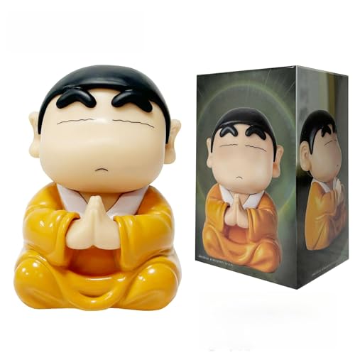 ZONSAANG Shinnosuke Figur Bleistift Shin-Chan Anime Buddha Shape Shinnosuke PVC Action Characters Puppen Dekoration Sammlerstücke Handicrafts Souvenirs Gifts for Anime Fans 3,9 Zoll (4) von ZONSAANG