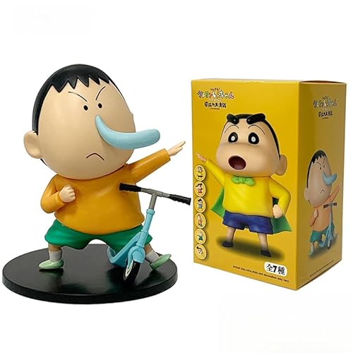 ZONSAANG Shinnosuke Figur Bleistift Shin-Chan Anime Handunterstützung Shinnosuke PVC Spielfigur Modell Statue Figur Geschenk für Anime-Fans 3,9 Zoll (3) von ZONSAANG