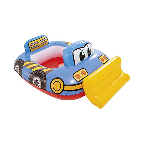 ZOOMPIL Baby Schwimmreifen, Baby Schwimmring Aufblasbarer, Polizeiauto Baby Float schwimmreifen, Baby Schwimmhilfe mit Lenkrad-Griff, Geeignet für Säuglinge und kleine Kinder unter 5 Jahren von ZOOMPIL