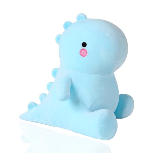 ZOOMPIL Dinosaurier Plüschtier, 30cm Niedliche Dinosaurier Plüschpuppe, Kawaii Dinosaurier Plüschpuppe, Cartoon Dinosaurier Tier Spielzeug, Geschenk für Kinder Mädchen Jungen (Blau) von ZOOMPIL