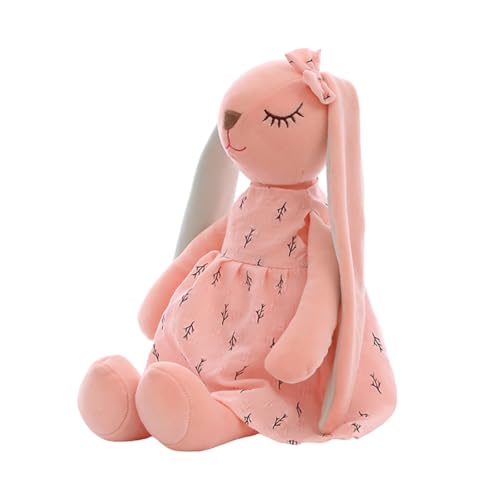 ZOOMPIL Kaninchen Plüschtiere, Rosa Plüsch Hase Puppe, 35cm Kaninchen Kuscheltier für Kinder Stofftier Schmusetier zum Kuscheln & Spielen, Geschenk für Jungen und Mädchen von ZOOMPIL