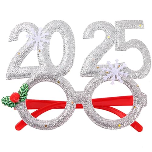 ZORESCOLEO Neujahrs-Stirnband, Kostüm, Brille, Papierlinsen, Neujahrsparty-Requisiten, Party-Requisiten, Cosplay-Zubehör von ZORESCOLEO