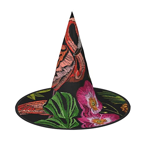 ZORIN Halloween Witches Hat Adult Wizard Hats Fancy Dress Flamingo Pineapple Flowers Coconut Witches Hat Halloween Costume Decors for Cosplay Party Pets Garden von ZORIN