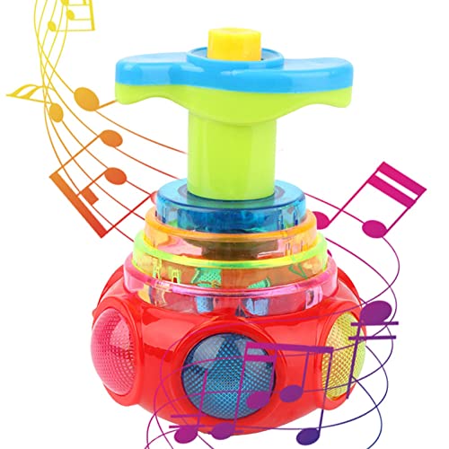 ZORQ Oberes leichtes Spielzeug | LED-leuchtendes Musik-Spinnspielzeug für Kinder - Kreisel Spielzeug für Kinder, Kreisel Spielzeug, Kreisel Spielzeug für Kindergarten Spielzeug Party Favors von ZORQ