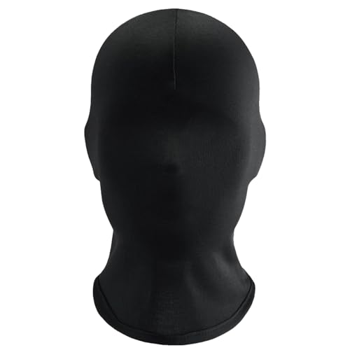 ZOSIGN Vollgesichtsmaske Schwarz,Halloween Masken Vollgesichts,Vollgesichtsmaske Halloween,Atmungsaktive Vollkopfmaske,Unisex Gesichtslose Maske,für Halloween Party Kostüm Cosplay von ZOSIGN