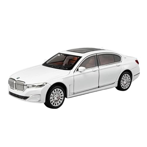 Display Cars 1/24 für 760li Legierung Druckguss Dekoration Sehr restauriert echtes Auto geeignet für Geschenksammlung Souvenir Sammlung or Geschenk(White) von ZOUSANG