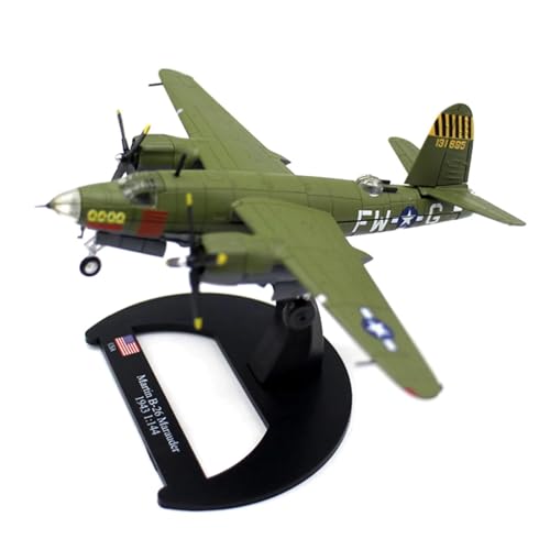 ZOUSANG Decorate Airplane 1/144 for US B-26 Marauder Bomber Modell 1943 Fertiges Legierungsmodell, stark restauriertes Militärflugzeug for Collection or Gift von ZOUSANG