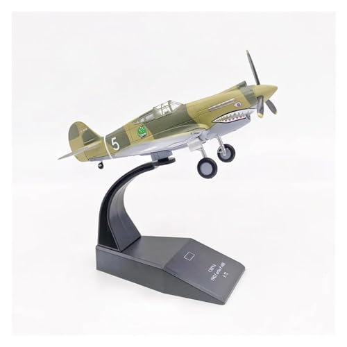 ZOUSANG Decorate Airplane 1/72 for Flugzeugmodelle der China Navy Army P40 P-40 Flying Tiger aus dem Zweiten Weltkrieg, stark restaurierte Militärflugzeuge for Collection or Gift von ZOUSANG