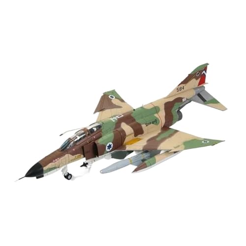 ZOUSANG Decorate Airplane 1/72 for israelische F-4E F4 Fighter Kurnass 201 Squadron Legierungsflugzeuge Modellflugzeug im statischen Maßstab for Collection or Gift von ZOUSANG