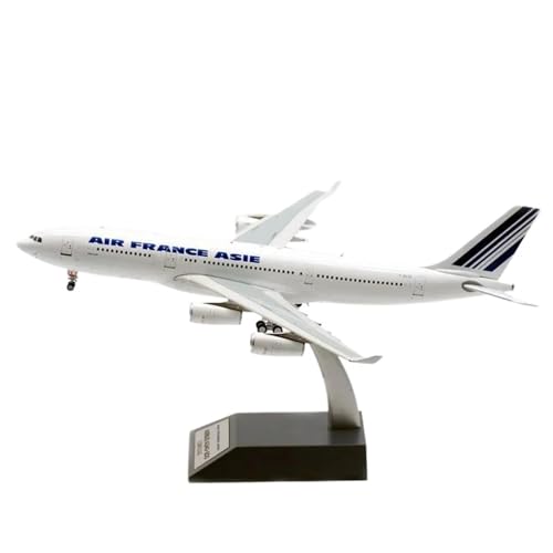 ZOUSANG Decorate Airplane 1:200 for AirFrance Airline A340-200 A340-Modell mit Basisfahrwerk, Flugzeug aus Druckguss-Metalllegierung for Collection or Gift von ZOUSANG