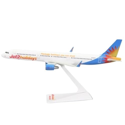 ZOUSANG Decorate Airplane 1:200 for Jet 2 A321 B737-800 ABS Airplane Model Assembly Resin Airbus Aircraft Simulation Scale Aircraft for Collection or Gift(Size:A321) von ZOUSANG