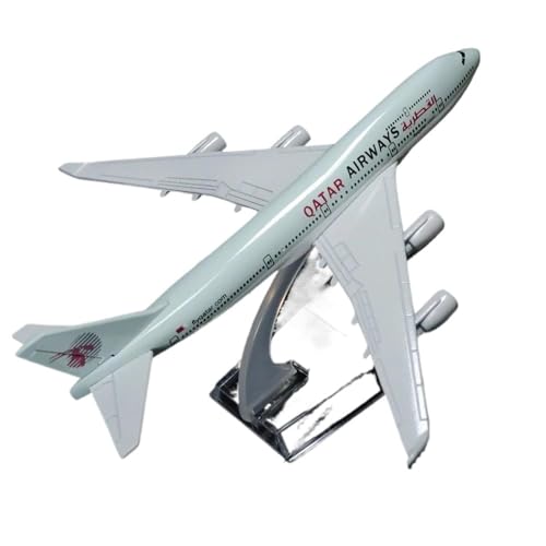 ZOUSANG Decorate Airplane 1:400, 16 cm großes Flugzeugmodell der Saudi Boeing 747 aus Legierungsdruckguss, stark restauriertes Flugzeugmodell for Collection or Gift(Size:S) von ZOUSANG