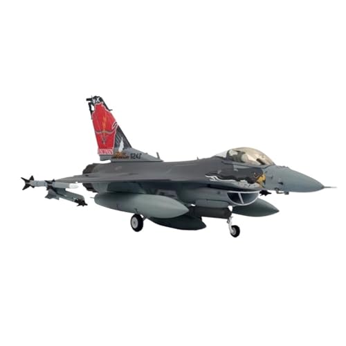 ZOUSANG Decorate Airplane 1:72 for F-16C F16 US American Air Force Fighter Modell Druckguss-Legierung Flugzeug Flugzeugmodell for Collection or Gift (Size : with Stand) von ZOUSANG