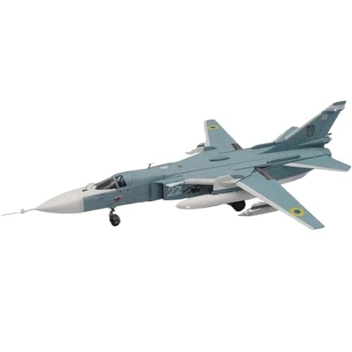 ZOUSANG Decorate Airplane 1:72 for Ukrainische Luftwaffe SU-24M SU24 Kampfflugzeugmodell, statische Nachbildung von Flugzeugmodellen for Collection or Gift von ZOUSANG