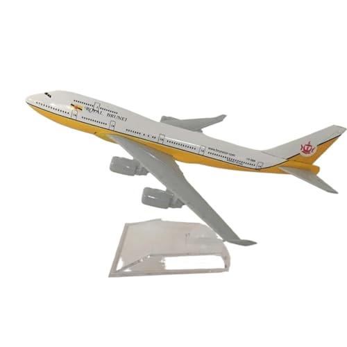 ZOUSANG Decorate Airplane 16CM for Royal Brunei Boeing 747 Flugzeug Modell Diecast Metall Flugzeuge Modell 1:400 Simulation Skala Flugzeuge for Collection or Gift von ZOUSANG