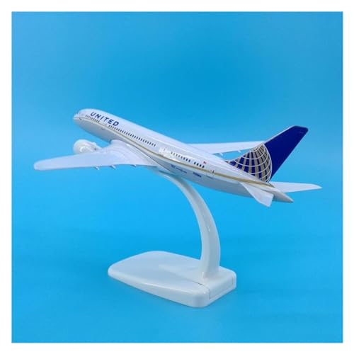 ZOUSANG Decorate Airplane 20 cm 1/400 for United Airlines B787 Flugzeug Modell Simulation Skala Flugzeug Statische Flugzeug Modell for Collection or Gift von ZOUSANG