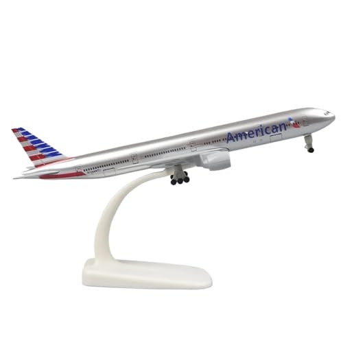 ZOUSANG Decorate Airplane 20 cm 1:400 Kanada Boeing B777 mit Fahrwerk, stark restauriertes Flugzeugmodell, Simulationsmaßstab for Collection or Gift(Size:B) von ZOUSANG