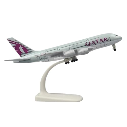 ZOUSANG Decorate Airplane 20 cm 1:400 for Malaysia A380 Simulationsmaßstabsflugzeug, hochrestauriertes Airbus-Flugzeug mit Basis for Collection or Gift(Size:F) von ZOUSANG