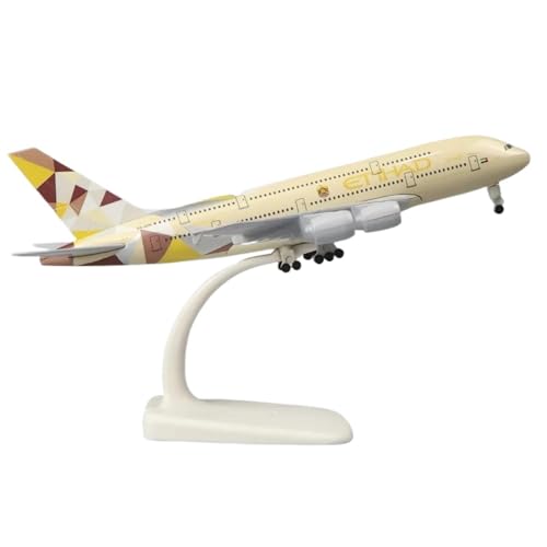 ZOUSANG Decorate Airplane 20 cm 1:400 for Singapore Airlines A380 Flugzeugmodell aus Druckguss-Metalllegierung, Simulationsmaßstab for Collection or Gift (Size : D) von ZOUSANG