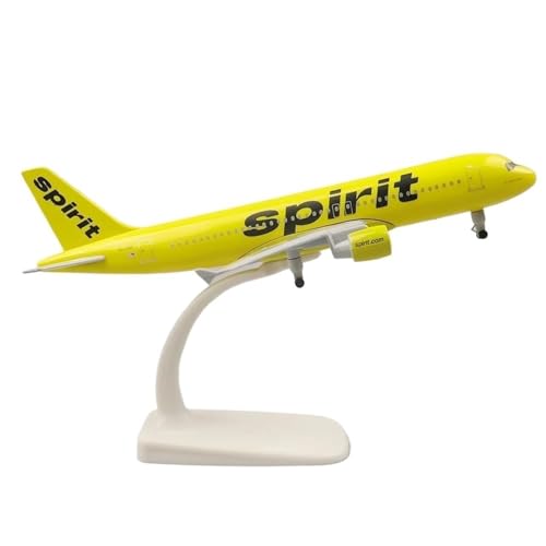 ZOUSANG Decorate Airplane 20 cm großer Vietjet A320 im Maßstab 1:400 mit Fahrwerk, Simulationsmaßstab, stark restauriertes Airbus-Flugzeug for Collection or Gift(Size:F) von ZOUSANG