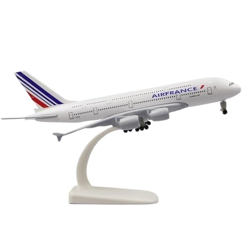 ZOUSANG Decorate Airplane 20cm 1:400 for French A380 Metal Replica Alloy Aviation Simulation Die Cast Airplane Model Scale Aircraft for Collection or Gift (Size : A) von ZOUSANG