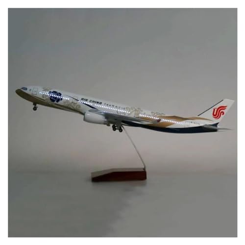 ZOUSANG Decorate Airplane 47CM 1:135 for China Airlines Airway A330 Modell W Fahrwerk Räder Lichter Harz Flugzeuge for Collection or Gift(Size:with Light) von ZOUSANG