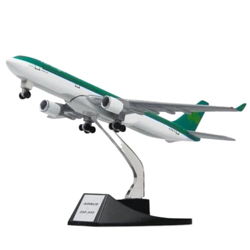 ZOUSANG Decorate Airplane Druckguss-Metall for Irland AER Lingus Airlines A330 Modellflugzeug, Replikatmodell von Airbus-Flugzeugen for Collection or Gift von ZOUSANG